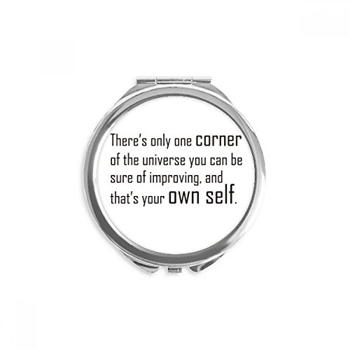 Miroir de poche avec citation DIYthinker, une idée cadeau utile pour vos proches