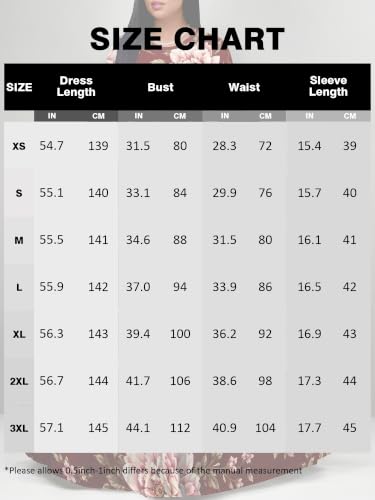 Image of Women Plus Size Long Sleeve V Neck Maxi Dress with Belt | Soft fabric relaxed fit three quarter sleeve v neck with pockets for party and daily wear