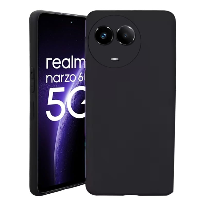 amazon basics Protective Mobile Cover (Soft & Flexible Back Case) for Realme Narzo 60X 5G-TPU-[Black] (B0CYTD8RG2) Amazon Price History, Amazon Price Tracker