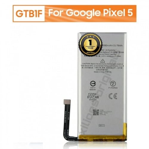 Image of GTB1F Battery for Google Pixel 5 GD1YQ, GTT9Q, GA01986-US, ‎GA01316-US Battery with 1 Year Warranty** (B154)