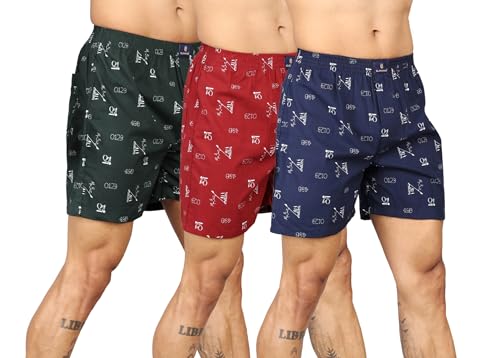 Image of Men's Pure Cotton Regular Printed Boxer