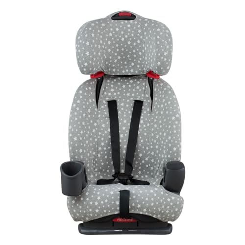 Image of JYOKO Kids Cover Liner Compatible with Graco Nautilus 100% Cotton Made in Spain (White Star)