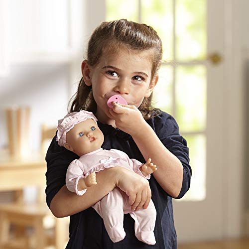 Melissa & Doug Mine To Love Jenna 12" Soft Body Baby Doll With Romper, Hat - Washable Doll Accessories, First For Toddlers 18 Months And Up #TOP4