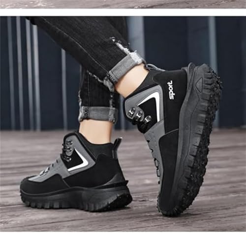 Cushygait Boots Men, Men's Outdoor Hiking Boots - Waterproof, Non-Slip, Wide Toe Outdoor Leather Shoes, Arch Support Orthopedics Shoes for Men4