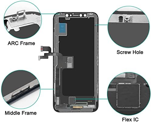 Beefix For Iphone X Screen Replacement Kit: 5.8 Inch Model A1865 thumb #6
