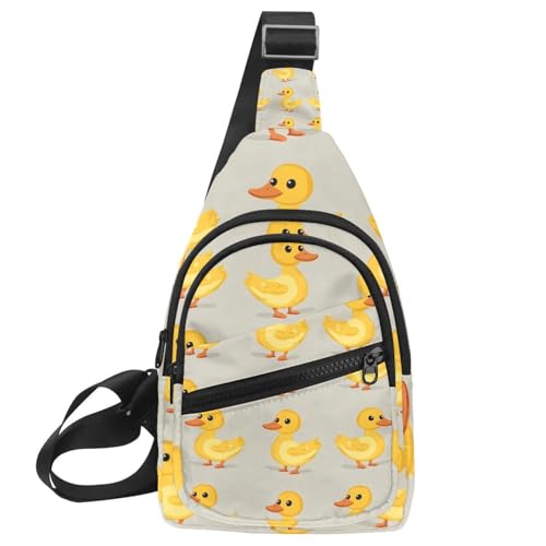 Sac à dos bandoulière Cartoon Duck pour remplacer vos poches pleines sans vous encombrer