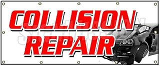 48"x120" Collision Repair Banner Sign Body Shop Painting auto car Automotive