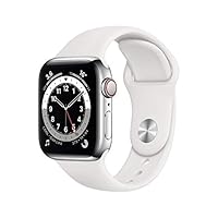 Apple Watch Series 6 (GPS + Cellular, 40 mm) Cassa in acciaio inossidabile color argento con...