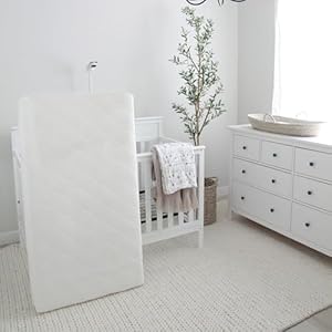 Newton Baby Crib Mattress and Toddler Bed - Waterproof - Ultra-Breathable Proven to Reduce Suffocation Risk, 100% Washable, Better Than Organic, 2-Stage Removable Cover, Deluxe 5.5" Thick - White Newton Baby Crib Mattress and Toddler Bed Waterproof Ultra Breathable Proven to Reduce Suffocation Risk 100 Washable Better Than Organic 2 Stage Removable Cover Deluxe 55 Thick White