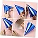 KOMBIUDA Vibrant Paper Cone Hats 15pcs Birthday Party Favors Decorative Birthday Headdress Festive Adult Boys and Girls Party Hats Gold Silver Green Blue Red