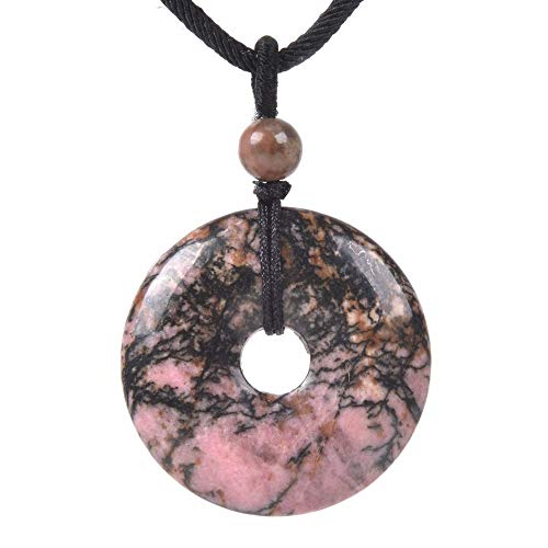 JUST IN STONES Natural Matrix Rhodonite...