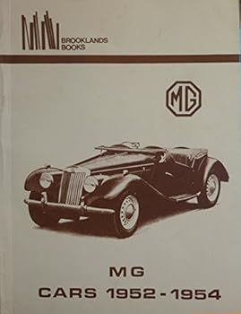 Paperback MG CARS 1952-1954 Book