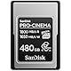 SanDisk PRO-Cinema CFexpress Type-A-Speicherkarte 480 GB (Lesen bis zu 1.800 MB/s, Schreiben bis zu 1.650 MB/s, 4K, 6K, 8K, VPG200)