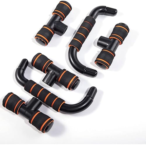 Image of ODDISH Way to Fitness Double Spring Tummy Trimmer & Push Up Bar Combo Core & Upper Body Workout with Heavy Duty Dual Spring Red /Black Standard Size (Black)