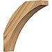 Ekena Millwork BRC04X18X18THR00RWR 4"W x 18"D x 18"H Thorton Rough Sawn Knee Brace, Western Red Cedar