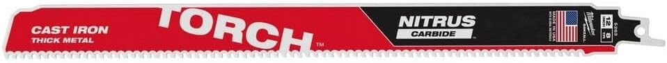 Milwaukee Electric - 12IN 8 TPI Torch SAWZALL Blade 3PK