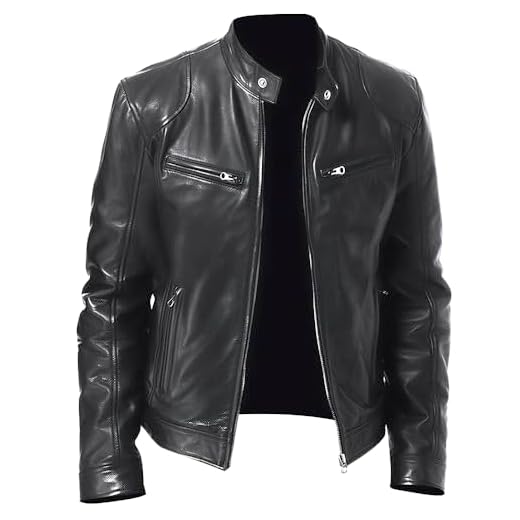 Jaqueta masculina de couro verdadeiro, motociclista, motociclista, café, corredor, vintage, retrô, bomber, inverno, preta, jaqueta de couro legítimo, Preto, M