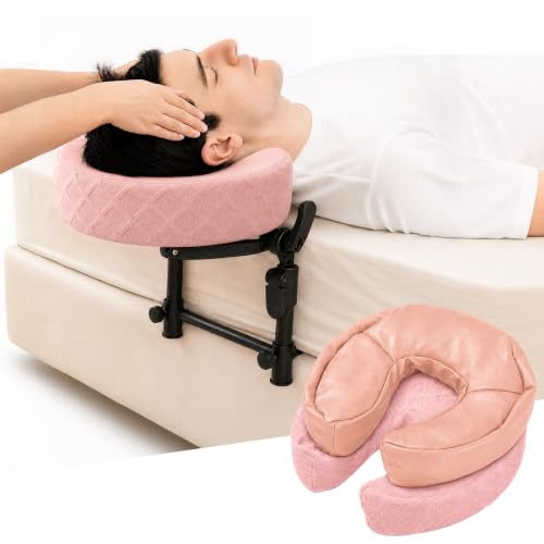 Image of Massage Headrest for Bed, Head Holder & Face Cradle with Face Down Pillow