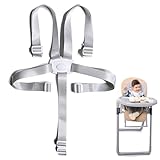 5 Punkt Gurt Hochstuhl Sicherheitsgurt,Hochstuhl-Sicherheitsgurte,Ersatz-Sicherheitsgurte,Baby Sicherheitsgurt,Multifunktional Kinderschutzgurt, Für Buggy,Kinderwagen Und Hochstuhl,Kindersitz