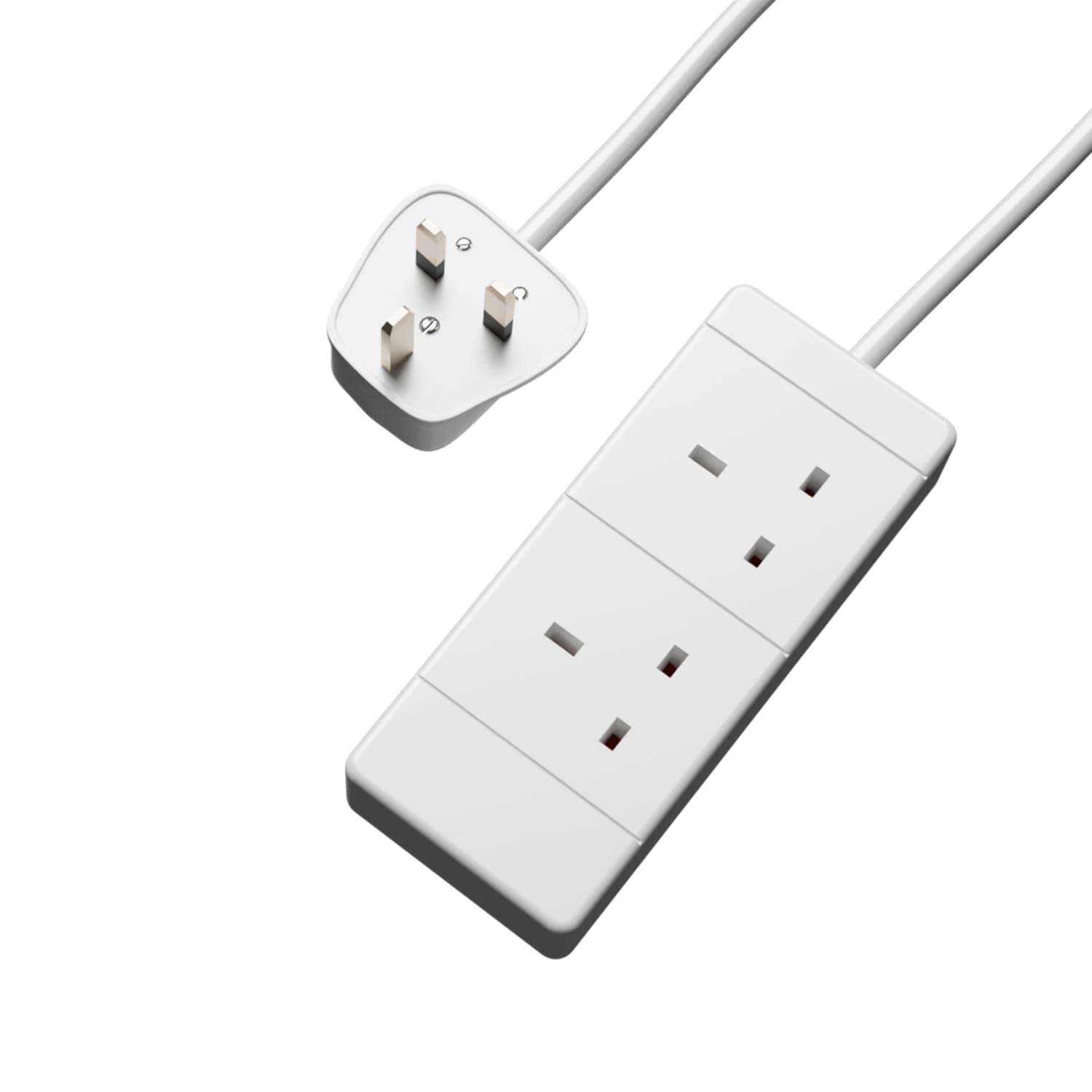 rhinocables UK Plug Extension Wire | 13A Triple Socket Power Cable for Computers, Lamps & AV Systems | BS1363/A Approved 230V Lead, Black (3m) — view 14