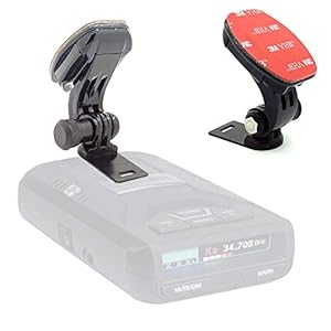 LycoGear Radar Detector Easy Connect Adhesive Mount for Uniden R1 R3 R7 DFR6 DFR7 DFR8 DFR9 Radar Detectors