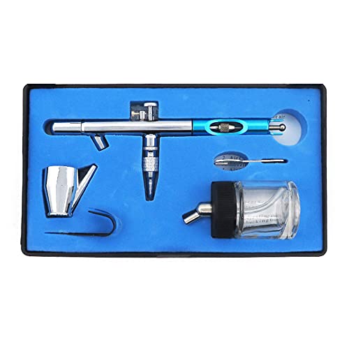 Kit airbrush 0,35 mm dual action avec pulvérisateur à siphon pour gâteau et tatouage