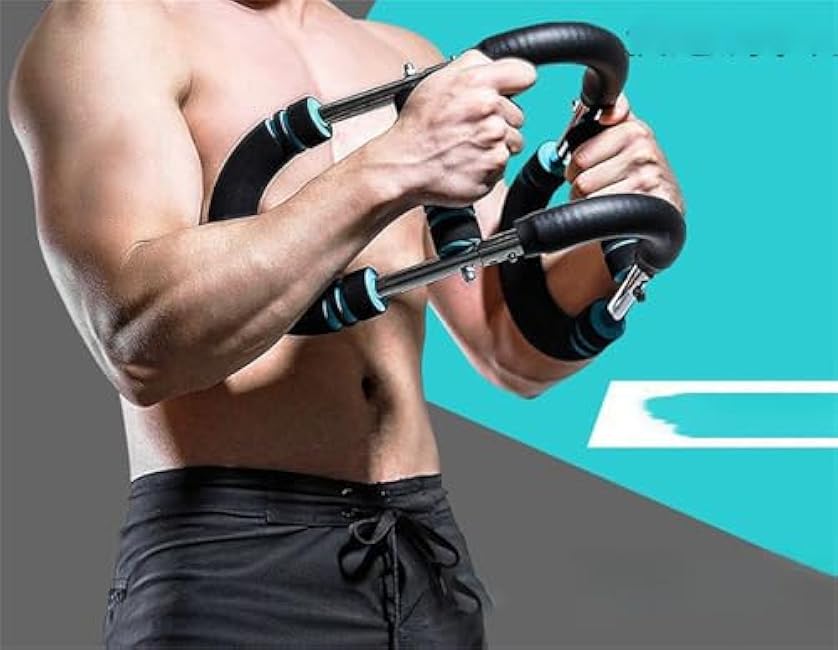 Twister Arm Trainer - 40-100lb Adjustable Chest & Shoulder Workout Equipment, Portable Spring Resistance for Home Fitness, Detachable Power Twist Arm Exerciser for Muscle Training Anywhere