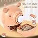 Pencil Sharpener Creative Animal Cartoon Cutting Tool for Artists, Manual Capybara Rewards School