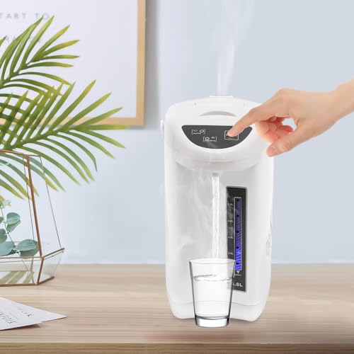 Hervidor eléctrico acero inoxidable 4L 750W blanco miniatura 1