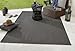 Produktbild NORTHRUGS In- und Outdoor Teppich Match 160x230cm - Wetterfest Modern Plain Allover Unifarben Design Läufer für Balkon Terrasse Garten Wintergarten Wohnzimmerteppich Wasserfest in Anthrazit