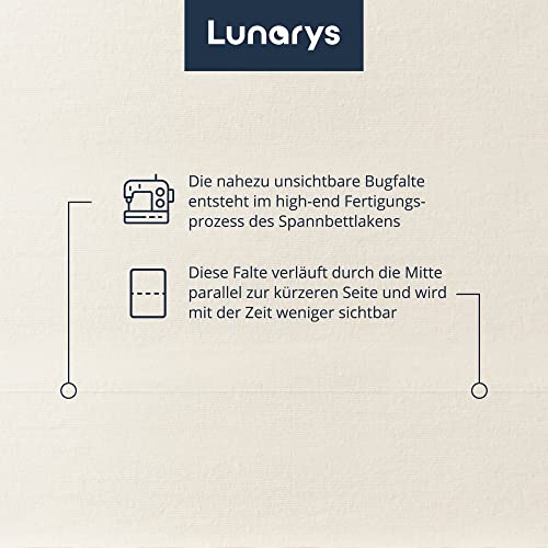 Lunarys® SleepRoyal Luxus Lenzuolo con angoli