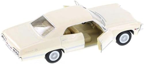 Miniatura 2 de KiNSMART - Modelo a escala 143 compatible con Chevrolet Impala 1967 (blanco)