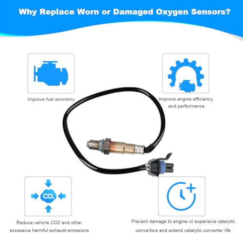 Sensor de Oxígeno JDMON 4 piezas para Buick, Chevrolet, GMC miniatura 3