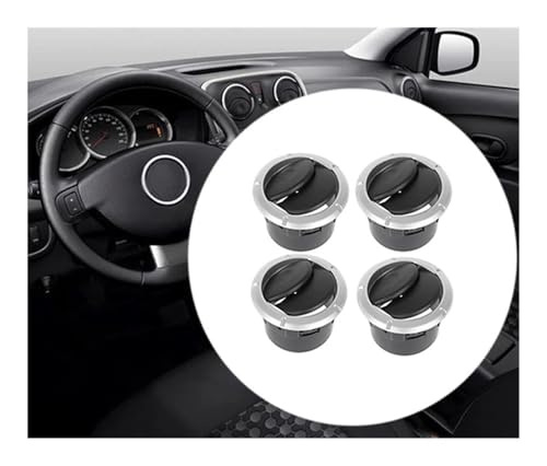 Rejilla ventilación aire acondicionado 8200212480 para Dacia Duster y Sandero, pack de 4 unidades 4