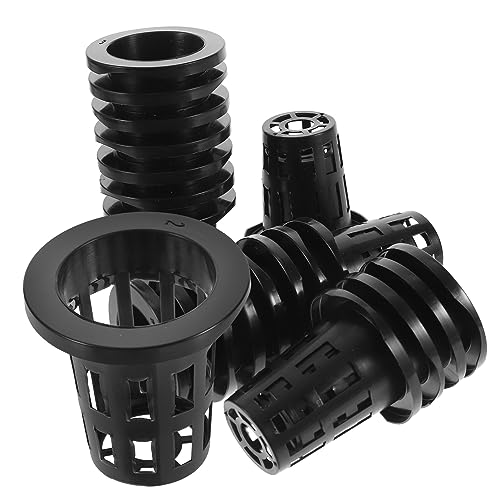 Mipcase Cestini Idroponici in Rete Da Giardino 50 Pezzi Vassoi Per Vasi Idroponici Facile Crescita Delle Radici