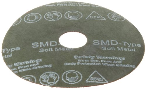 Norton Gemini Metalite F220 Abrasive Disc, Fiber Backing, Aluminum Oxide, 7/8