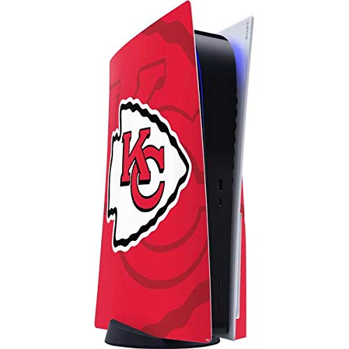 Skinit Decal Gaming Skin Compatible with PS5 Console - Officially Licensed NFL Kansas City Chiefs Double Vision Design
