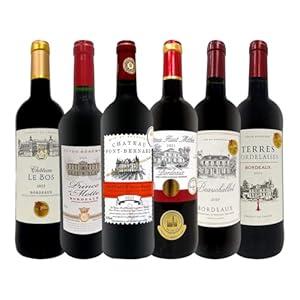 ボルドー赤ワイン セット 美味しい赤ワイン 飲み比べ 6本セットフランスから直輸入 京橋ワイン[常温便]