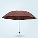 HQQSC Parapluie de Voyage Pliant Classique à Coupe-Vent, couloire de café Parasol de rayonnage Unique Parapluie