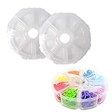 Honbay 2PCS Plastic Storage Organizer Containers Jewelry Box Fishing Box Pill Box