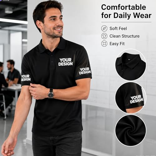 Unisex Custom Logo Work Polo
