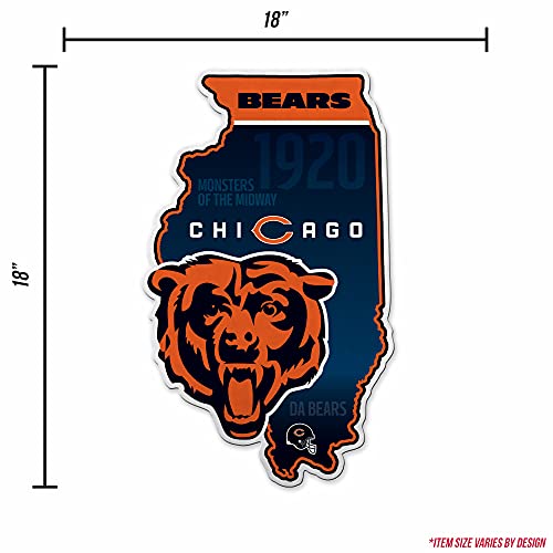 rico industries nfl football state shape shape cut pennant - home and living room dcor - soft felt ez to hang