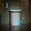 WOODBRIDGE Smart Bidet Toilet with Auto Open/Close, Foot Sensor, Auto Flush, Foam Shield, Heated Seat, and ADA-Compliant Chair Height Design,EBT350