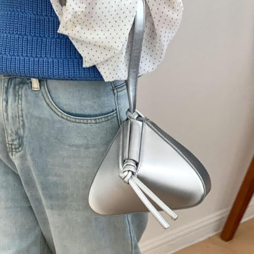 Clutch Bag Top-handle Stylish Triangle Handbags Lady Shoulder Bag Wristlet Pouchn Purse Trendy Bags for Women3