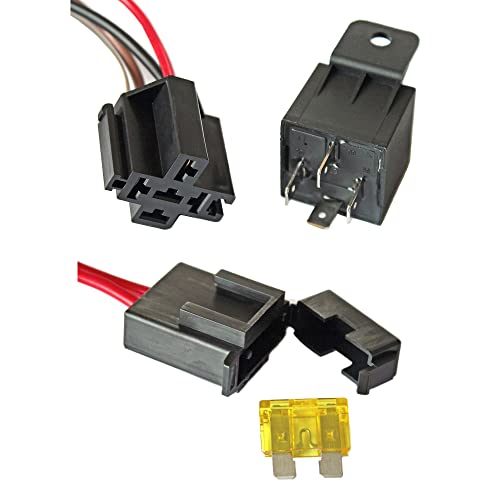Electric Fan Wiring Kit Electric Fan Relay Kit with Thermostat Radiator