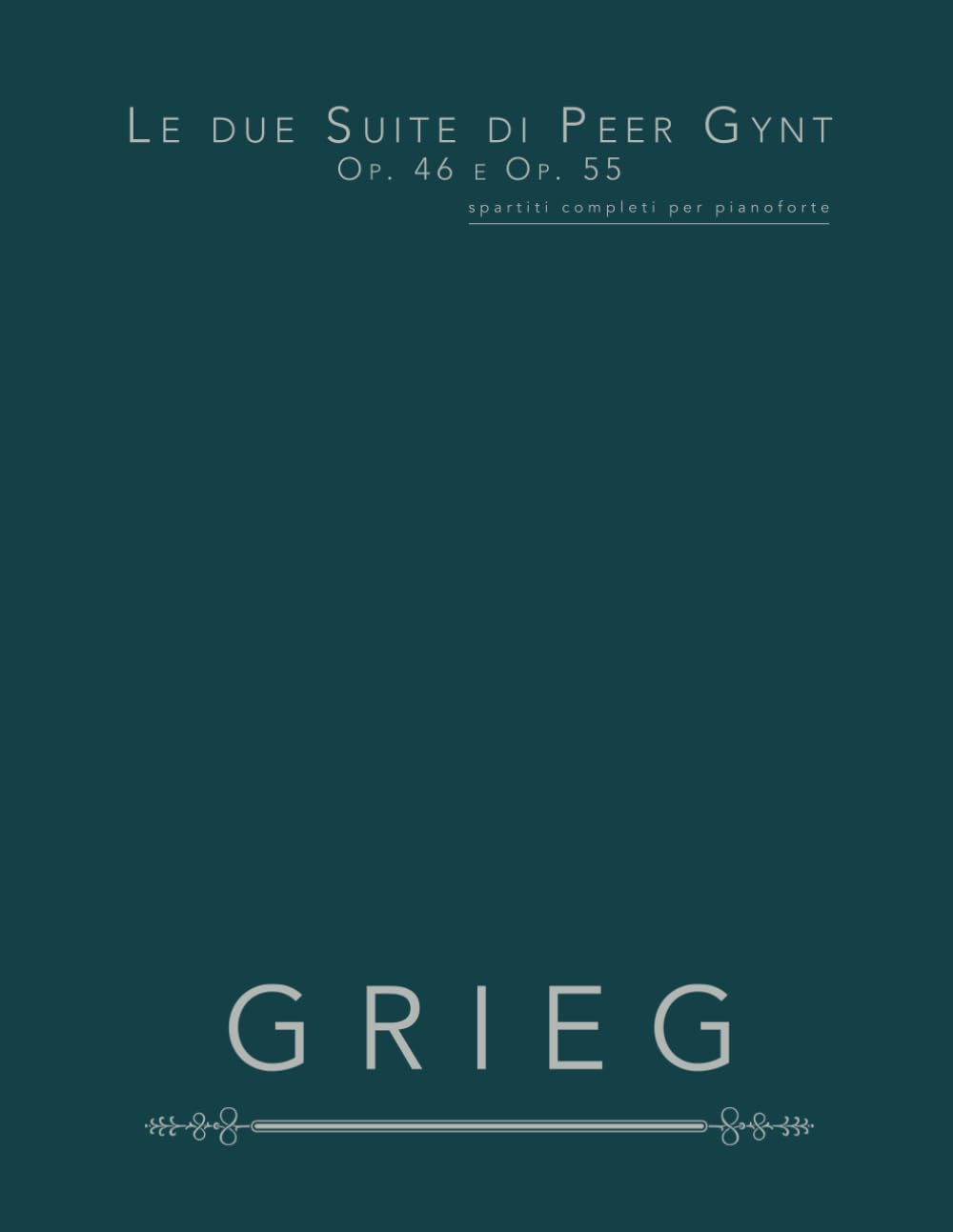 Le due Suite di Peer Gynt, Op. 46 e Op. 55: spartiti completi per pianoforte