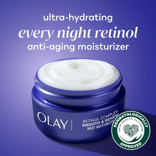 Olay Regenerist Radiance Retinol Face Moisturizer: Smooth & Renew Cream for Women - Fragrance-Free, Anti-Aging, Anti-Wrinkle, Tightening & Brightening - 2 Oz - Image 3
