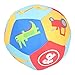 Shanrya Weiches Ball-Klingelspielzeug, Baby-weiches Ballspielzeug Entwicklungs-Multisensorik für Babys, Jungen(F0855 Stoffballwagen)