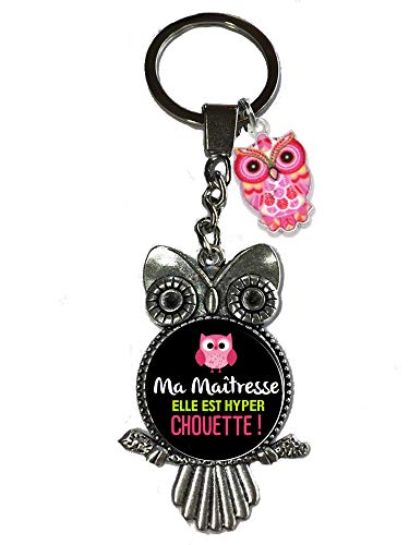 Portachiavi della mia civetta, Nero, 8cm