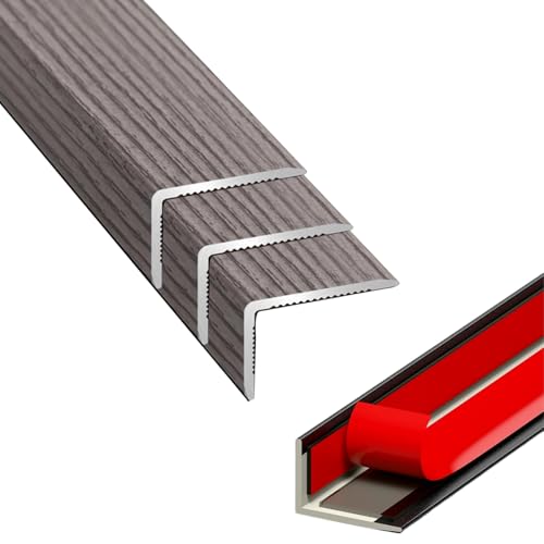 �t���A�g�����W�V�����X�g���b�v ���؂�� �� �A���~���� �ؖڒ� �t���[�����O �G�b�W�g���� �~���X�g���b�v ���ԃJ�o�[ 臒l�X�g���b�v �J�[�y�b�g �^�C�� ���E�ǁE�K�i�E����p �R�[�i�[�K�[�h(Grey,L1200xW30xH20mm)